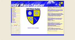 Desktop Screenshot of hsv-main-tauber.de